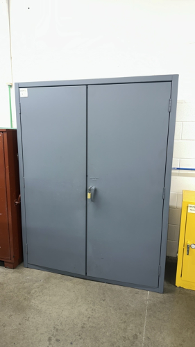 DURHAM HEAVY DUTY STORAGE CABINET, (NO CONTENTS)