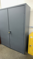 DURHAM HEAVY DUTY STORAGE CABINET, (NO CONTENTS) - 2