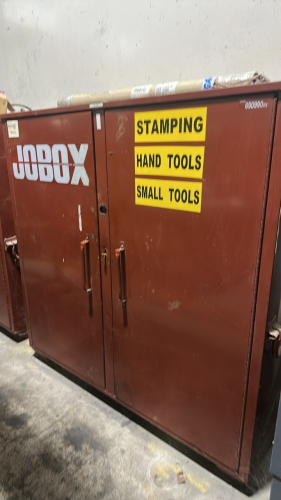 DELTA CONSOLIDATED JOBOX CABINET, (NO CONTENTS)