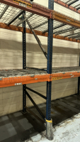 LOT (11) SEC. OF ASST'D PALLET RACKING WITH (68) BEAMS, (68) WIRE TRAYS, UPRIGHT ARE APPORX. 16&rsquo; FT HEIGHT 48&rdquo; W - 3