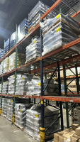 LOT (17) SEC. OF ASST'D PALLET RACKING WITH (110) BEAMS, (110) WIRE TRAYS, UPRIGHT ARE APPORX. 20&rsquo; FT HEIGHT, 1 UPRIGHT IS APPROX. 16' FT HEIGHT, 42&rdquo; W - 4