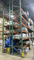 LOT (17) SEC. OF ASST'D PALLET RACKING WITH (110) BEAMS, (110) WIRE TRAYS, UPRIGHT ARE APPORX. 20&rsquo; FT HEIGHT, 1 UPRIGHT IS APPROX. 16' FT HEIGHT, 42&rdquo; W - 5