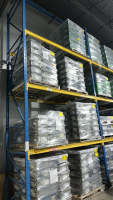 LOT (3) SEC. OF PALLET RACKING WITH (18) BEAMS, (17) WIRE TRAYS, UPRIGHT ARE APPORX. 20&rsquo; FT HEIGHT 48&rdquo; W - 2