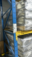 LOT (3) SEC. OF PALLET RACKING WITH (18) BEAMS, (17) WIRE TRAYS, UPRIGHT ARE APPORX. 20&rsquo; FT HEIGHT 48&rdquo; W - 3