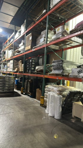 LOT (11) SEC. OF ASST'D PALLET RACKING WITH (60) BEAMS, (54) WIRE TRAYS, UPRIGHT ARE APPORX. 20&rsquo; FT HEIGHT 48&rdquo; W