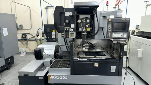 2002 Sodick AQ535L Wire Electrical Discharge Machining , LN1W Controller, Serial 0460,