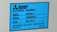Mitsubishi MV2400R Electric Discharge Machine, Serial No: 05DR2426, 7716 lbs - 25