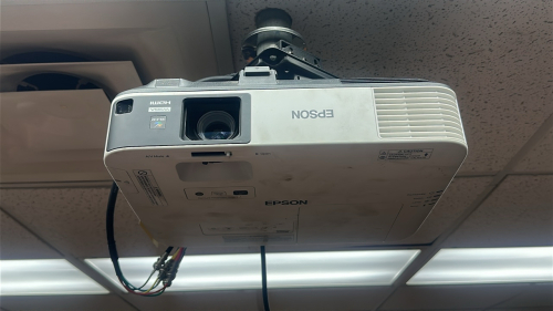 LOT (3) OVERHEAD PROJECTORS, (2) EPSON POWERLITE 2155W, (1) HITACHI CP-X401