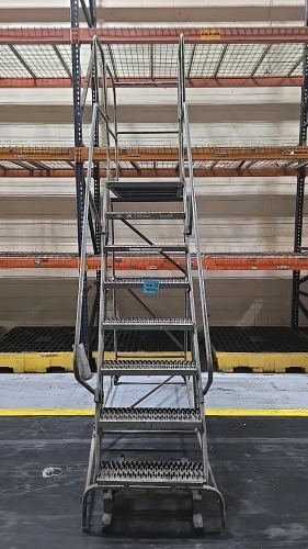 Cotterman Co 8 Step 6.5' Rolling Step Ladder