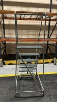Cotterman 5 Step Safety Rolling Ladder, 450 lb. Max Capacity - 3