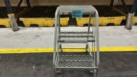 Cotterman 3 Step Safety Rolling Ladder, 350 Max Capacity