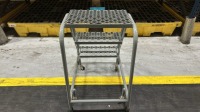 Cotterman 3 Step Safety Rolling Ladder, 350 Max Capacity - 3
