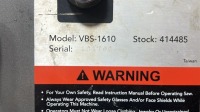 Jet VBS-1610 Vertical Bandsaw, 220-230V, 16-inch Cutting Capacity, Serial 161706 - 7