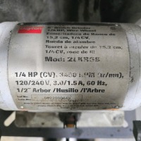 Dayton 6&rdquo; Dual Bench Grinder, 1/4 HP, With Pedestal - 6