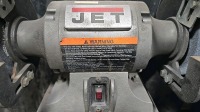 JET #JBG-6A 6" Pedestal Grinder; 1/2HP; 3450RPM; 1/2" Arbor; 115V 60Hz 1~, 5.0A - 3