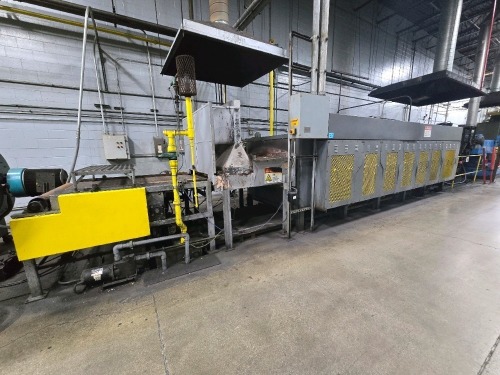 2014 Thermal Specialties 20' #TKSH-001 Hardening Furnace; Max Op. Temp: 1650F; Max BTU:1200; 3~ 208VAC 60Hz; 48" Belt Width