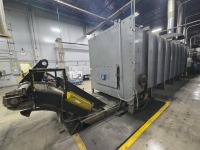 2014 Thermal Specialties 25' #TKST-001 Tempering Furnace; Map Op. Temp: 1250F; Max Amp Draw: 600; 3~ 208VAC 60Hz, 47" Belt Width - 2