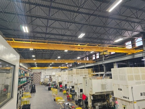ENTIRETY Lot's (1129-1131) - Overhead Bridge Cranes - With Crane Runway Rails 220ft. Length / 60ft. Span