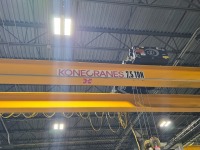 Konecranes 7.5 Ton Double Girder Overhead Bridge Crane With CXT Electric Wire Rope Hoist, ~40ft. Span / 70ft. Length / 12ft. Height Crane Runway Frame - 2