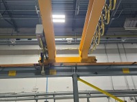 Konecranes 7.5 Ton Double Girder Overhead Bridge Crane With CXT Electric Wire Rope Hoist, ~40ft. Span / 70ft. Length / 12ft. Height Crane Runway Frame - 3