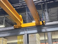 Konecranes 7.5 Ton Double Girder Overhead Bridge Crane With CXT Electric Wire Rope Hoist, ~40ft. Span / 70ft. Length / 12ft. Height Crane Runway Frame - 4