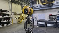 Lot (2) CraneMann 3 Ton Single Girder Overhead Bridge Cranes, (1) Detroit 3 Ton Electric Wire Rope Hoist and (1) Konecranes 3 Ton Electric Wire Rope Hoist ~35ft. Span / ~30ft. Length; Crane Runway Railing - 11