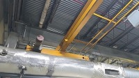 LOT (2) Osborne Industries 3 Ton Single Girder Overhead Bridge Cranes With Detroit 3 Ton Electric Wire Rope Hoist, ~20ft. Span / ~60ft. Length / 10.5ft. Height; Crane Runway Structure - 11