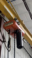 Abell-Howe 1 Ton Top-Braced Wall Mounted Jib Crane With CM Lodestar 1-Ton Electric Chain Hoist - 4