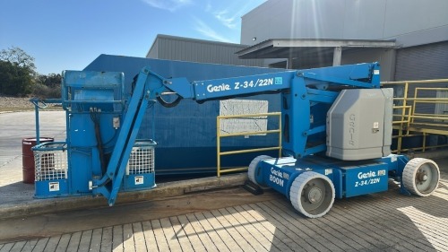 2004 Genie Z-34/22N Articulating Boom Lift, 34 ft Platform Height, 420 Hours