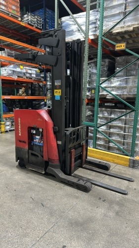 Raymond 750- R35TT Electric Stand-Up Reach Truck, 3,500 lbs Capacity, 36V