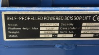 Global Industrial ESM91DE Self-Propelled Scissor Lift Table, 2,000 lbs Capacity, 72.8" Max Height - 6