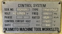 Okamoto ACC63DX Precision Surface Grinder, 24&rdquo; X 12&rdquo; - 10