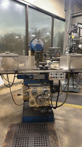 Knuth UFM 3 Plus Universal Milling Machine w/ Knuth X.Pos3 Readout, (Vise Not Included), bed Dimensions: 57&rdquo; L x 10&rdquo; W