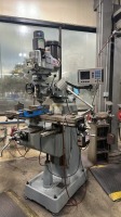 Bridgeport Vertical Milling Machine w/ Servo 150 Feeder, Accu-Rite DRO 2005 3XG Readout, bed Dimensions: 49&rdquo; L x 9&rdquo; W
