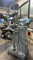 Bridgeport Vertical Milling Machine w/ Servo 150 Feeder, Accu-Rite DRO 2005 3XG Readout, bed Dimensions: 49&rdquo; L x 9&rdquo; W - 7