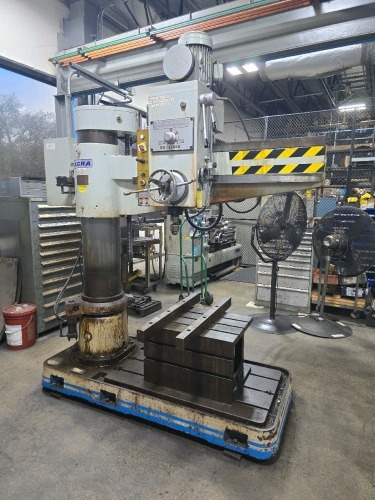 Acra RD-1280H Radial Arm Drill, Bed Dimension: 26&rdquo; W X 45&rdquo; L,