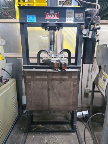 Dake #250A 25 Ton Hydraulic Dura-Press; Electrically Operated; 110V