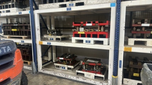 Heavy Duty 3- Shelf Die Rack- 94.5"W x 36"D x 80&rdquo;H, 12,000 Max Lbs Per Shelf, CONTENTS NOT INCLUDED