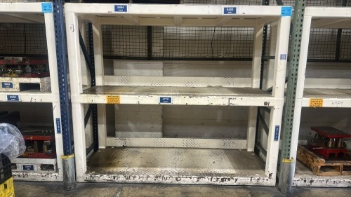 Heavy Duty 3- Shelf Die Rack- 94.5"W x 36"D x 80&rdquo;H,12,000 Max Lbs Per Shelf, CONTENTS NOT INCLUDED