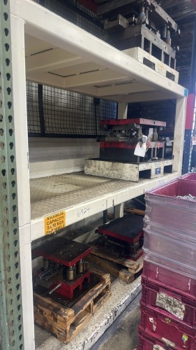 Heavy Duty 3- Shelf Die Rack- 94.5"W x 36"D x 80&rdquo;H,12,000 Max Lbs Per Shelf, CONTENTS NOT INCLUDED