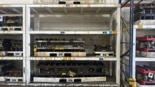 Heavy Duty 4- Shelf Die Rack- 128"W x 38"D x 112&rdquo;H, 12,000 Max Lbs Per Shelf, CONTENTS NOT INCLUDED