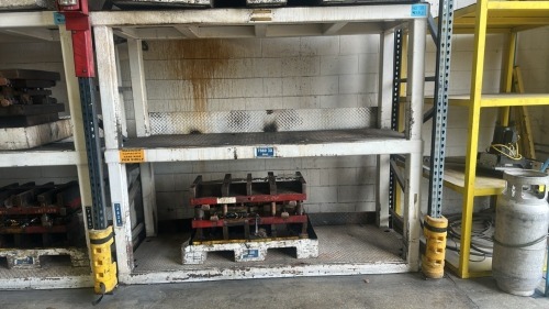 Heavy Duty 3- Shelf Die Rack- 94"W x 31"D x 81&rdquo;H, 12,000 Max Lbs Per Shelf, CONTENTS NOT INCLUDED
