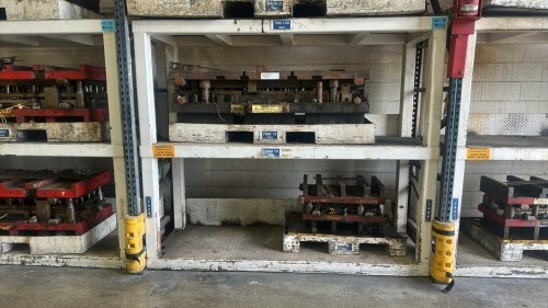 Heavy Duty 3- Shelf Die Rack- 94"W x 31"D x 81&rdquo;H, 12,000 Max Lbs Per Shelf, CONTENTS NOT INCLUDED