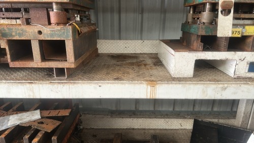 Heavy Duty 5- Shelf Die Rack- 128"W x 36"D x 150&rdquo;H, 12,000 Max Lbs Per Shelf, CONTENTS NOT INCLUDED