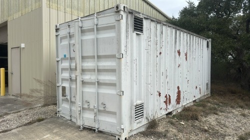 Falcon Metal Double Doors Shipping Container 20&rsquo;Ft Long x 8&rsquo;Ft Wide x 100&rdquo; Height