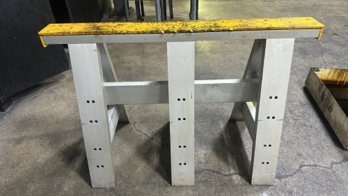 Lot (1) Set. Horses Before The Carts Heavy Duty Industrial Saw Horses