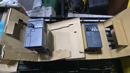 (2) Mitsubishi E700 Compact Size Inverters