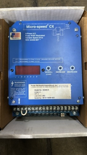 Power Electronics International Micro-Speed CX
