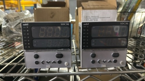 Lot of (2) Azbil SDC36 Temperature Controllers