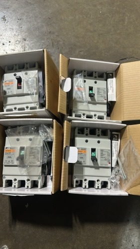 Lot (4) Fuli Electronic Breakers
